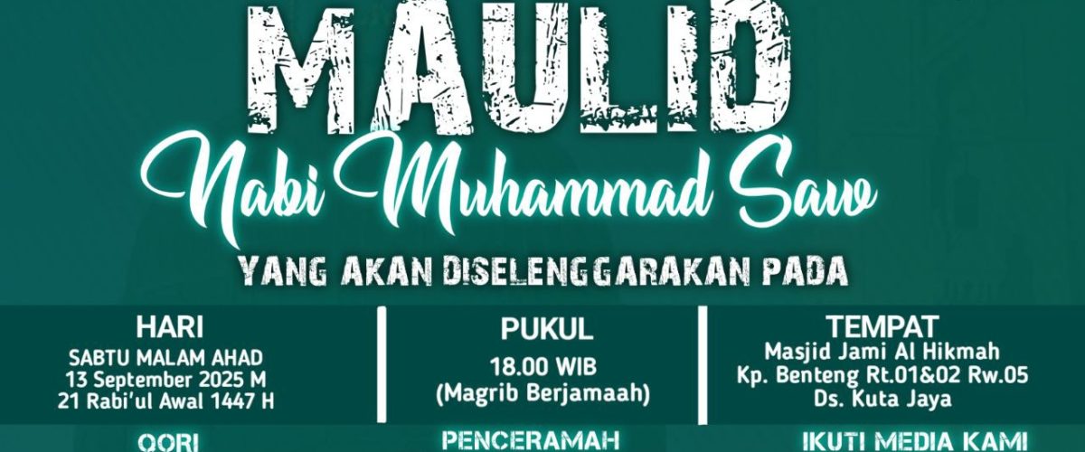 PERINGATAN MAULID NABI MUHAMMAD 1447H